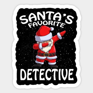 Santas Favorite Detective Christmas Sticker